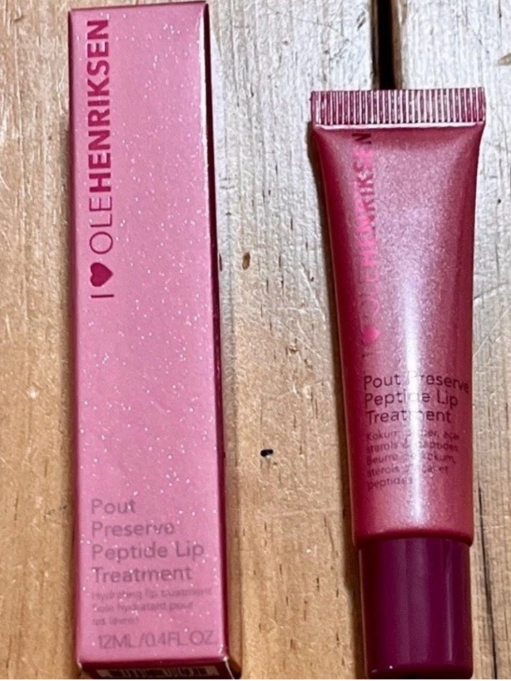NIB - 2 OLE HENRIKSEN Pout Preserve Peptide Lip Treatment - Ligonberry Jam - Picture 5 of 7